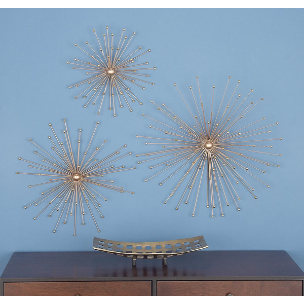 3 Piece Metallic Star Wall Décor Set & Reviews AllModern